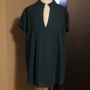 Calvin Klein green blouse